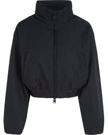 Calvin Klein cappotto corto con collo alto