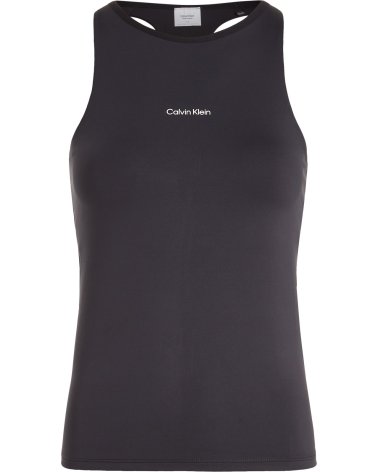 Camiseta sin mangas Calvin Klein con logo frontal