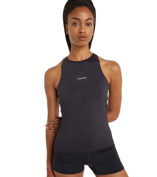 Camiseta sin mangas Calvin Klein con logo frontal