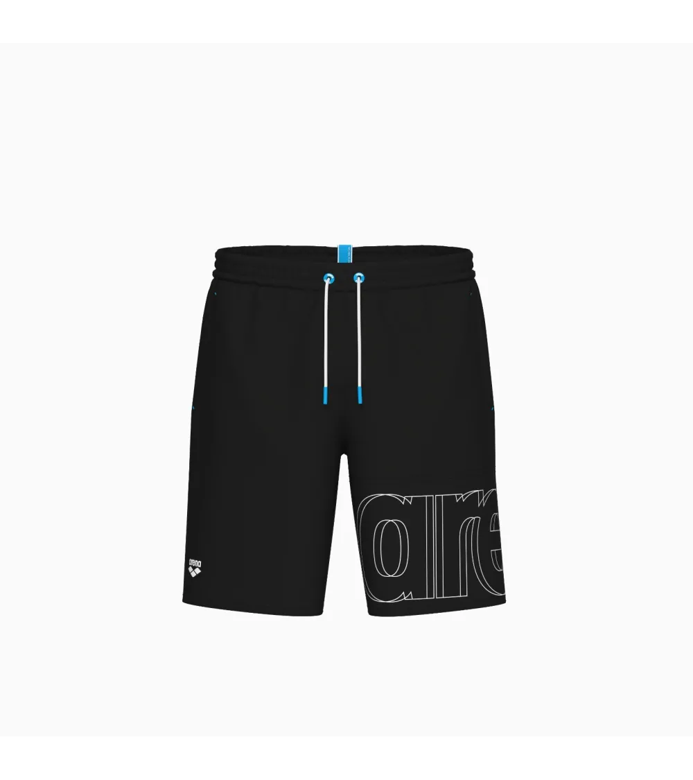 Arena bermudas de playa con logo