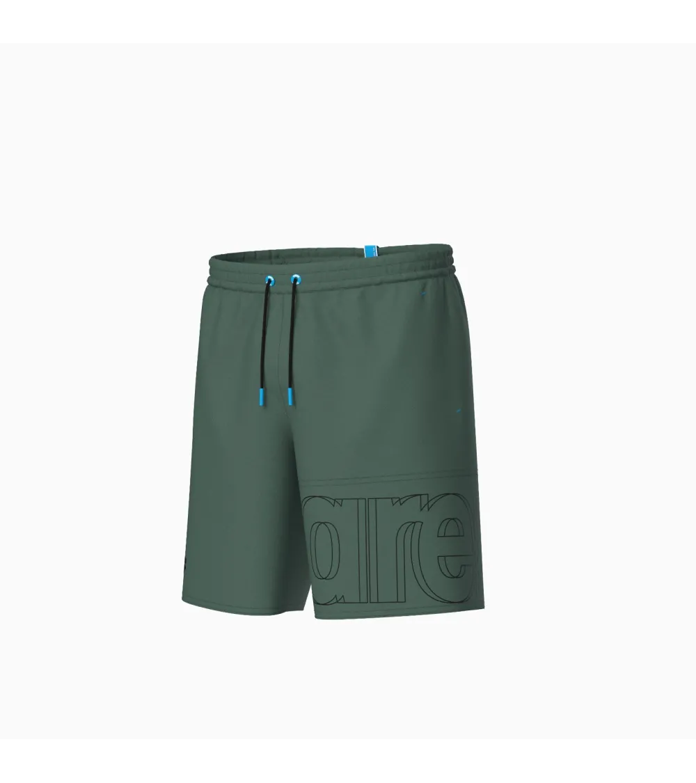 Arena bermudas de playa con logo