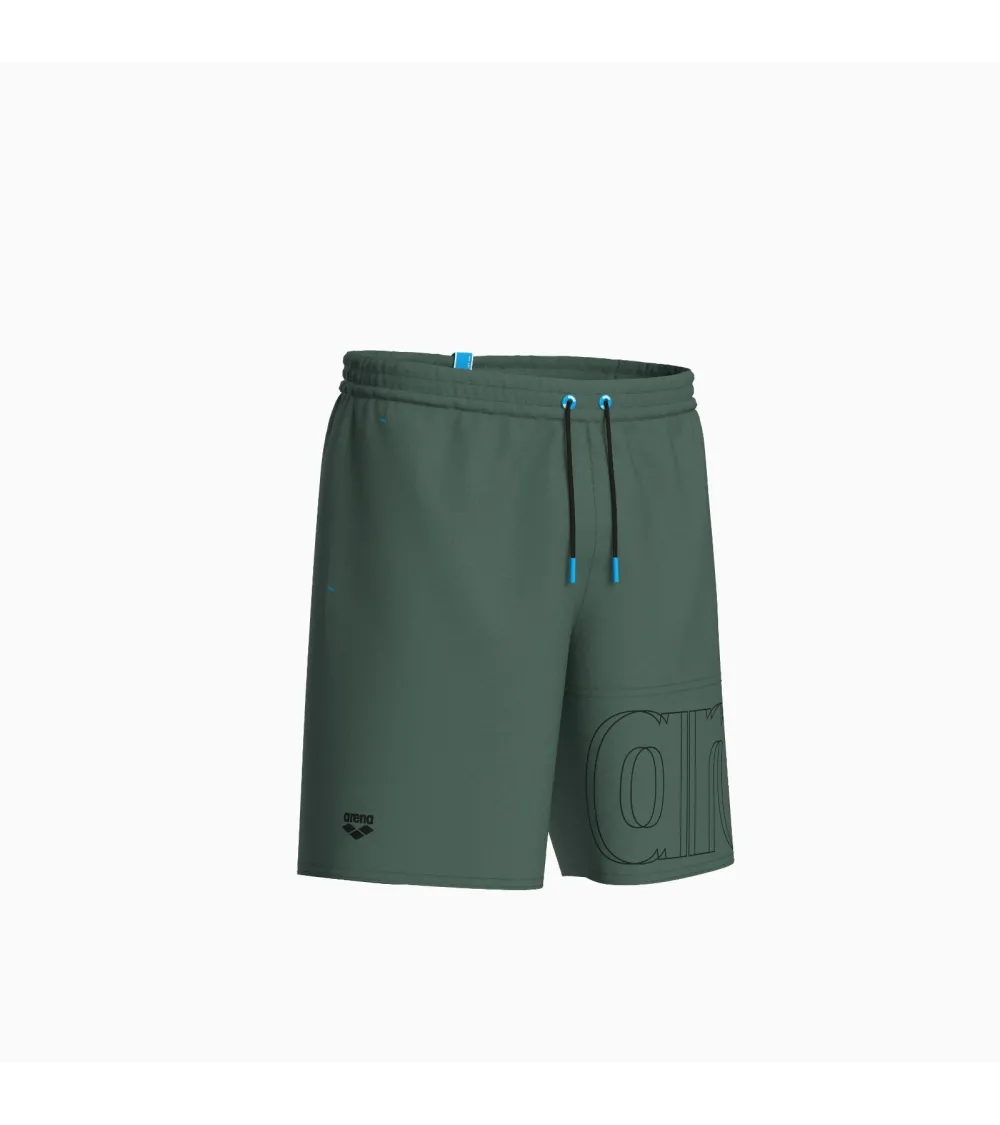 Arena bermudas de playa con logo