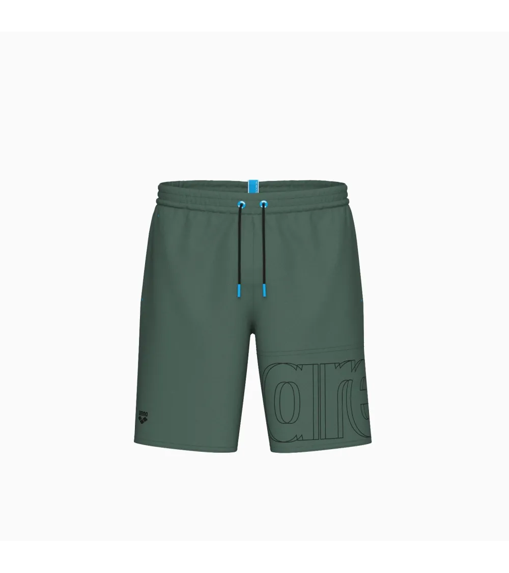 Arena bermudas de playa con logo