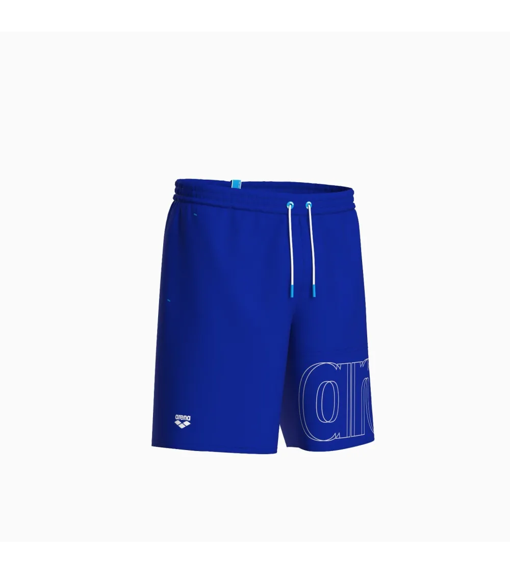 Arena bermudas de playa con logo