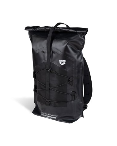Arena zaino rolltop con tasca frontale elastica