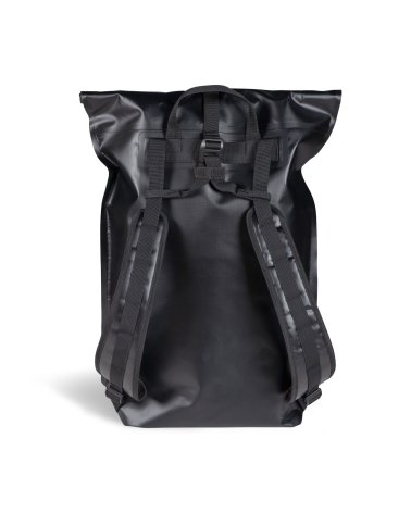 Arena mochila rolltop con bolsillo frontal elástico