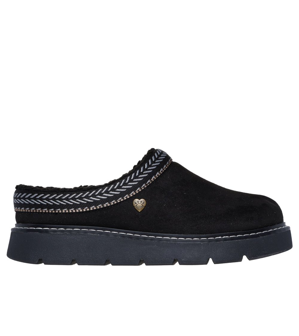 Chausson Skechers avec sangle en daim