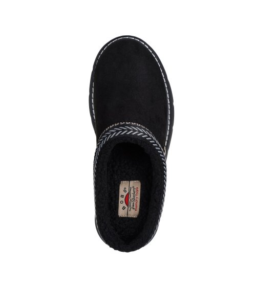 Chausson Skechers avec sangle en daim
