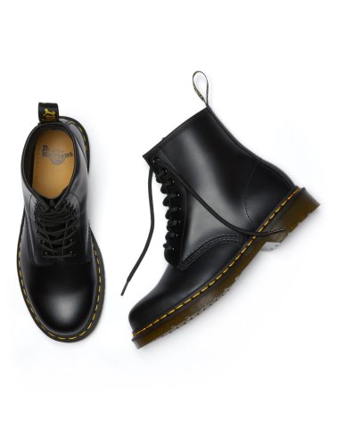 Dr Martens bottes 8 œillets en cuir avec lacets