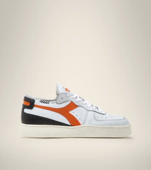 Diadora Mi Basket Row Cut zapatillas bajas de cuero