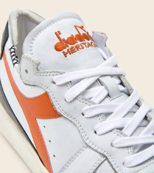 Diadora Mi Basket Row Cut zapatillas bajas de cuero