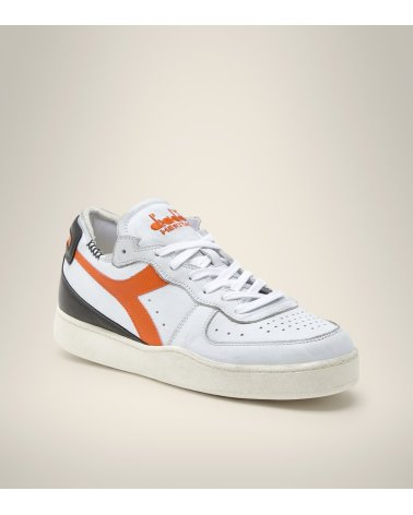 Diadora Mi Basket Row Cut zapatillas bajas de cuero
