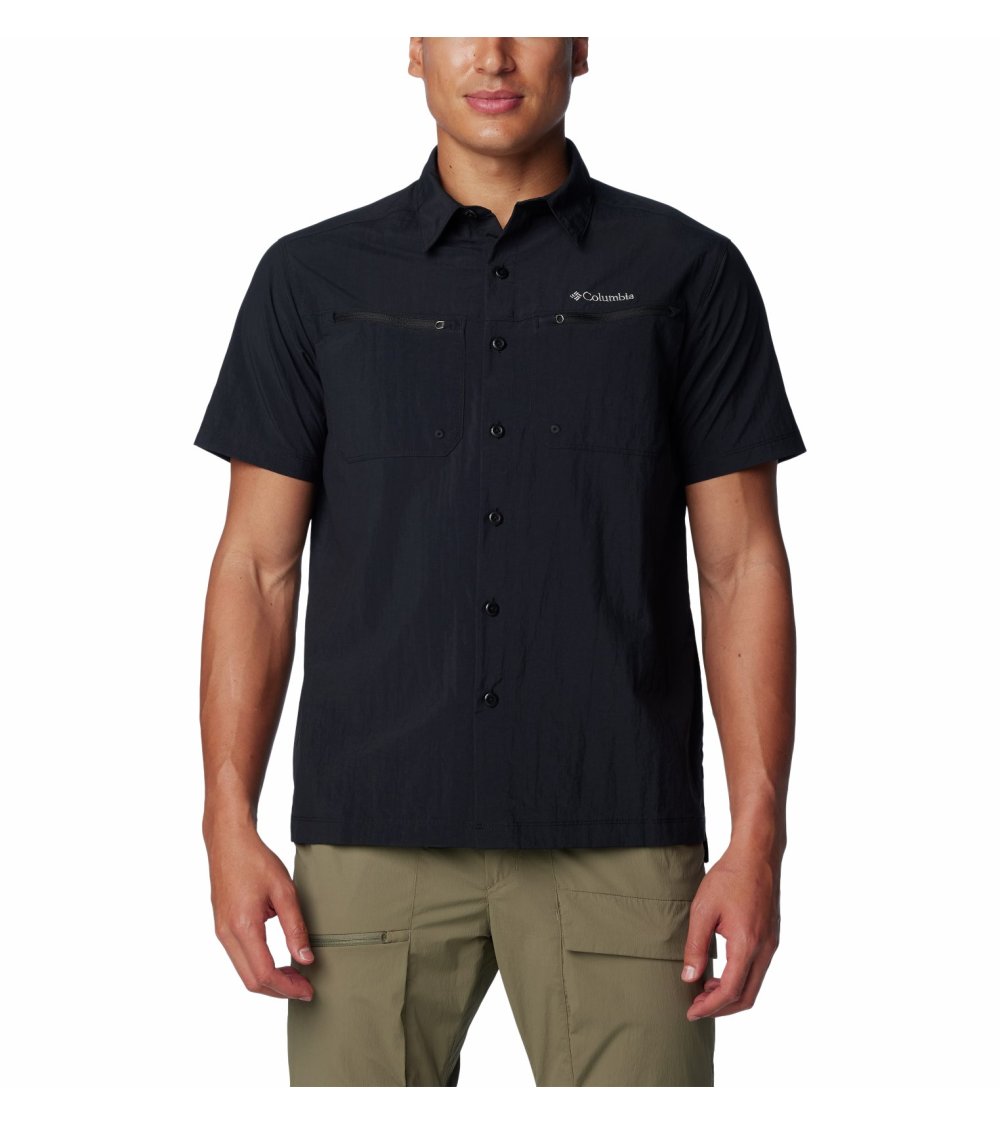 Columbia Camiseta Manga Corta Botones