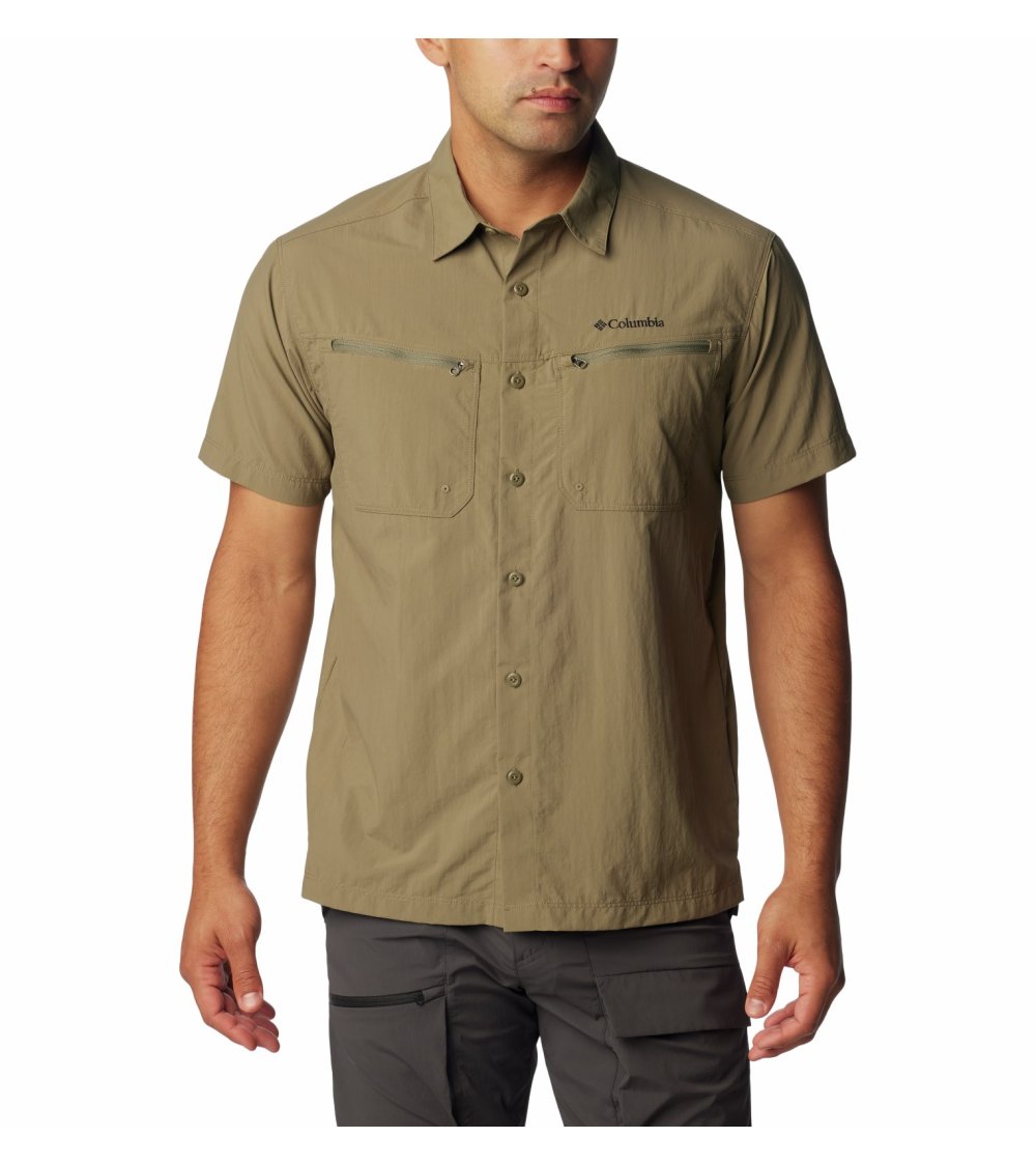 Columbia Camiseta Manga Corta Botones
