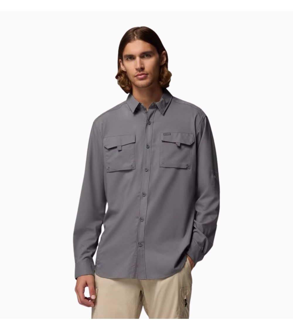 Chemise Columbia à manches longues avec poches
