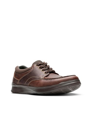 Clarks Cotrell Edge zapato con cordones de cuero