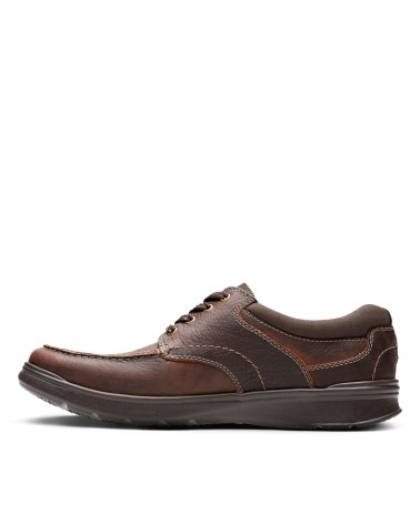 Clarks Cotrell Edge zapato con cordones de cuero