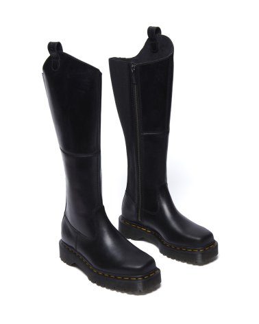 Dr Martens stivali alti con zip