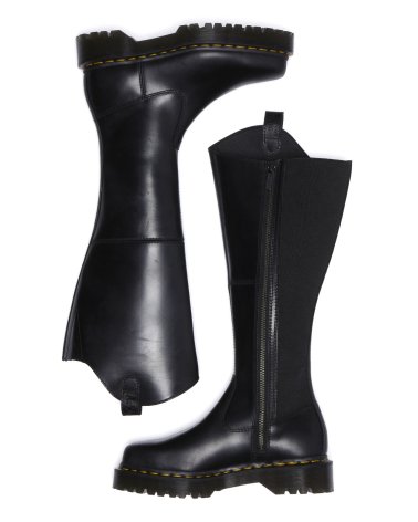 Dr Martens stivali alti con zip