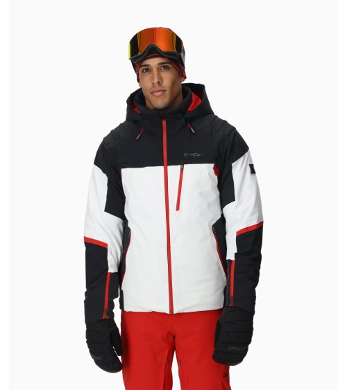 Spyder manteau avec capuche et fermeture