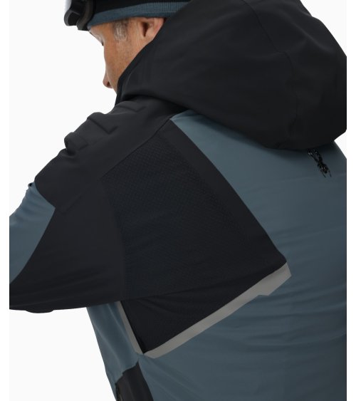 Spyder manteau imperméable avec zip et capuche