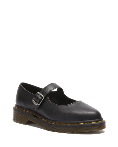 Dr Martens heeled shoe and buckle