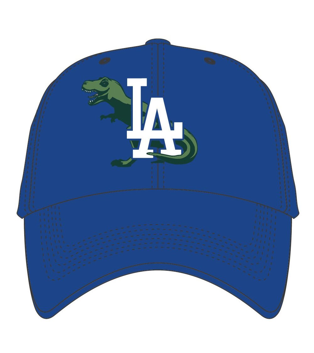 '47 kinder kappen Los Angeles Dodgers dinosaurier