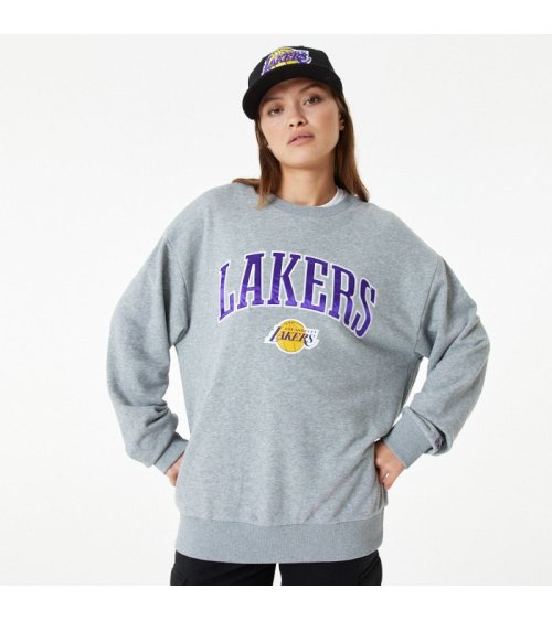 Sweatshirt New Era Los Angeles Lakers Col Rond