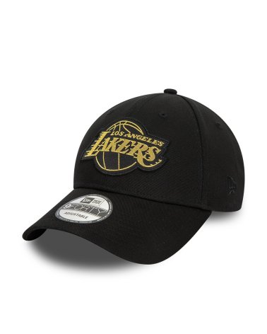New Era Los Angeles Lakers cap with curved visor