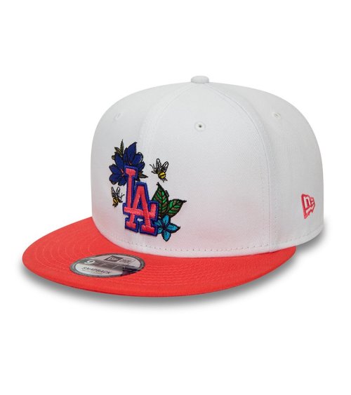 New Era floral embroidery baseball cap