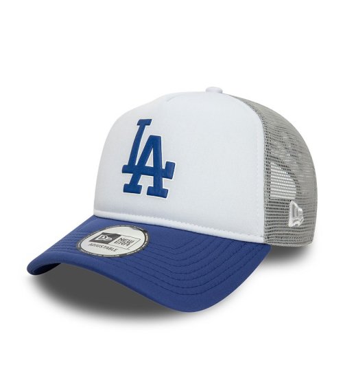 New Era trucker hat flat visor