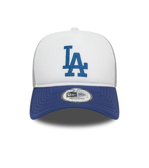 New Era trucker hat flat visor