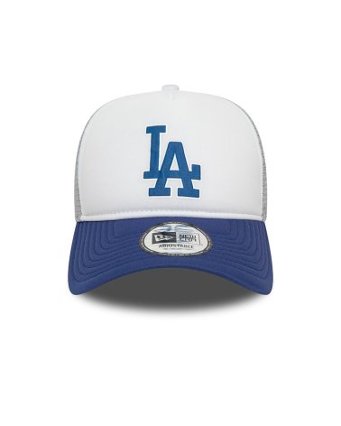 New Era trucker hat flat visor