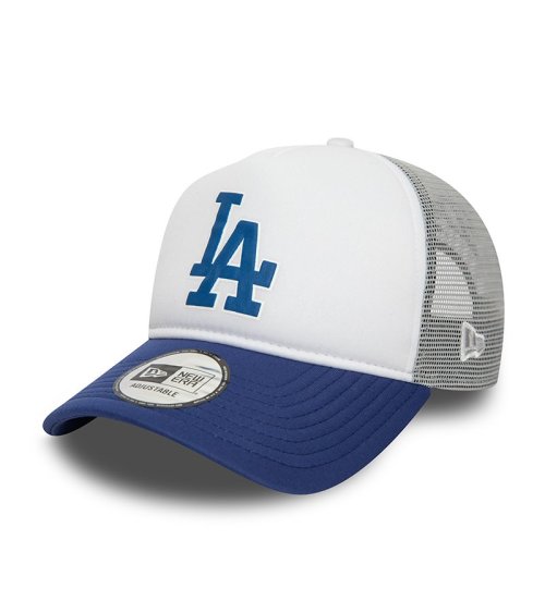 New Era trucker hat flat visor