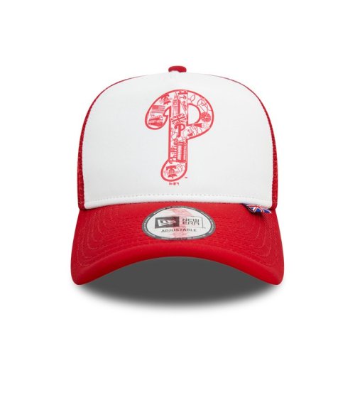 New Era trucker hat flat brim