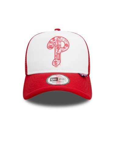 New Era trucker hat flat brim