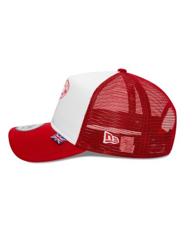 New Era trucker hat flat brim