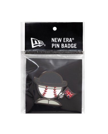 New Era baseball-themed pin