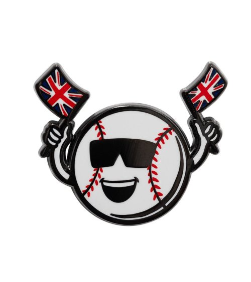 New Era pin badge baseball with flags