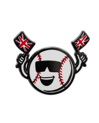 New Era pin badge baseball with flags