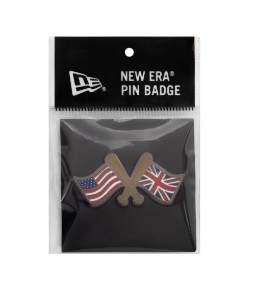 New Era pin badge crossed flags
