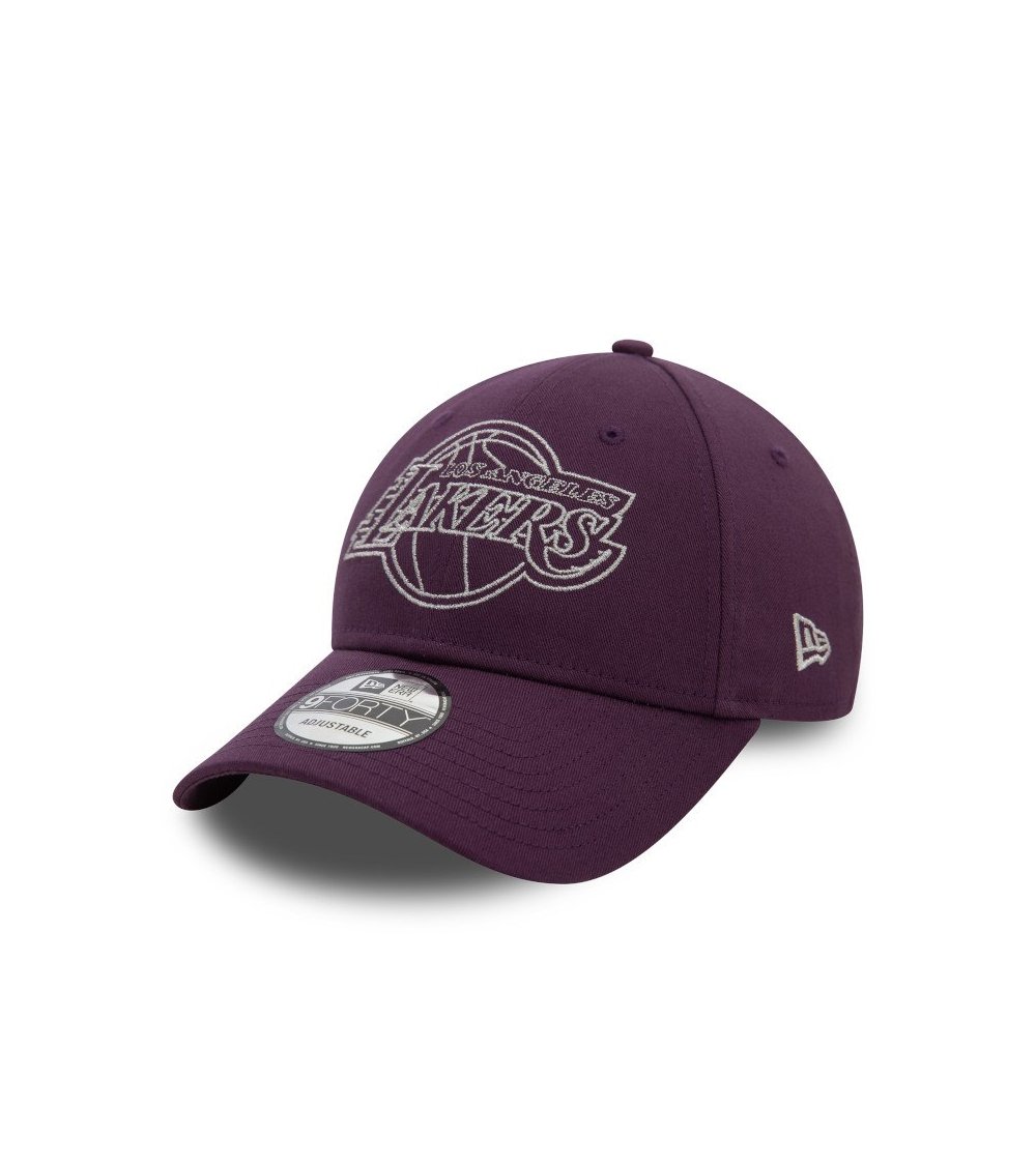 New Era cappello Los Angeles Lakers con visiera piatta