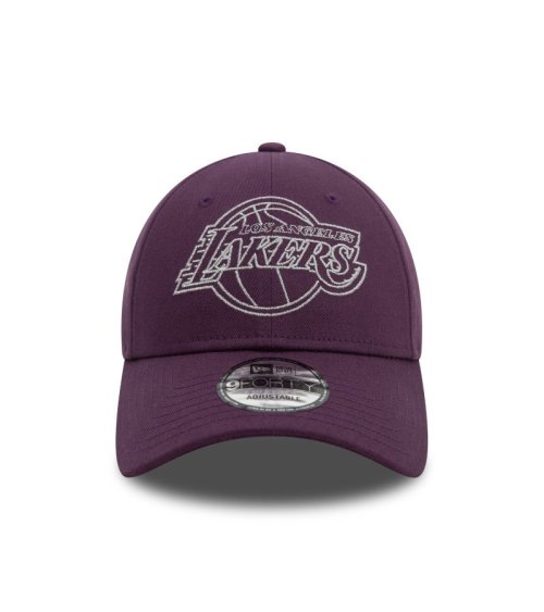 New Era cappello Los Angeles Lakers con visiera piatta