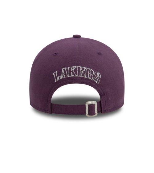 New Era Los Angeles Lakers cap with flat visor