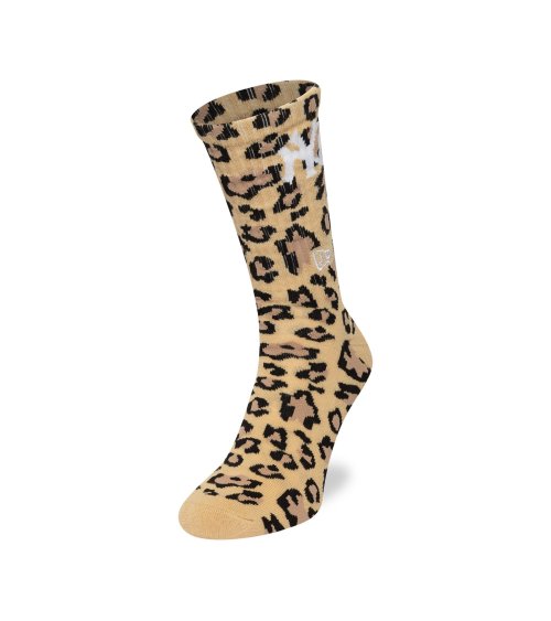 New Era MLB animal print socks