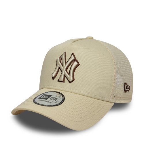 New Era cappello trucker visiera piatta