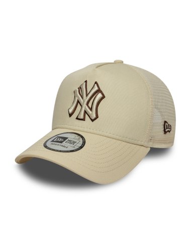 New Era Trucker Cap flaches Schild