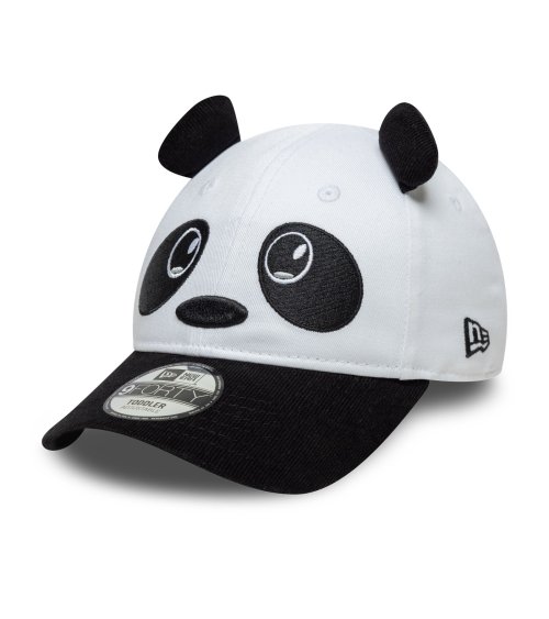New Era gorra visera plana panda