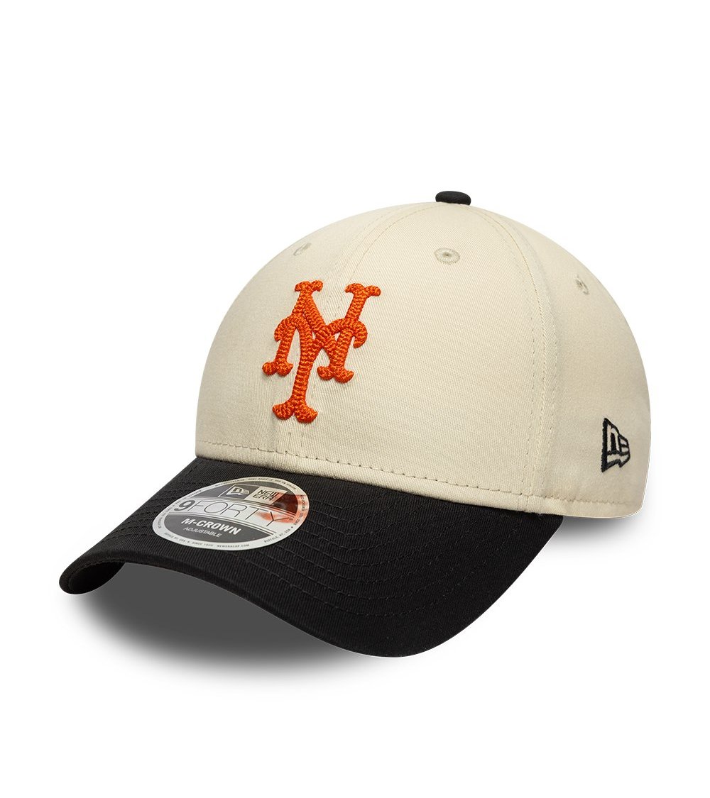 New Era flat visor cap with embroidered logo