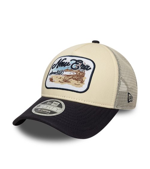 New Era flat visor cap